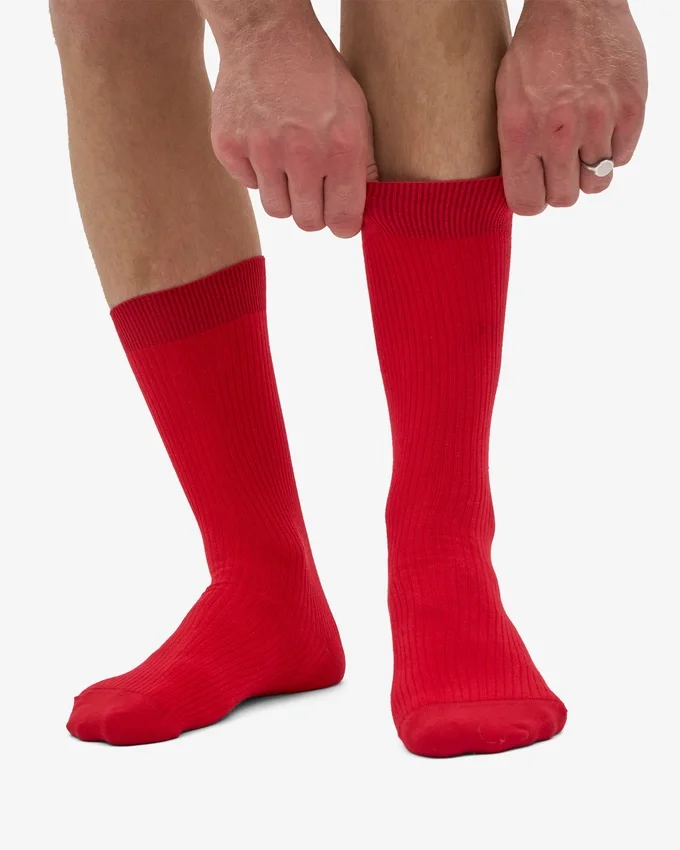 Calcetines Classic Organic - Rojo escarlata