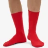 Calcetines Classic Organic - Rojo mandarina