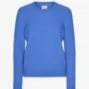 Calcetines clásicos de lana merino para mujer - Azul Pacífico