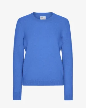 Calcetines clásicos de lana merino para mujer - Azul Pacífico