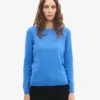 Calcetines clásicos de lana merino para mujer - Azul Pacífico