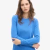 Calcetines clásicos de lana merino para mujer - Azul Pacífico