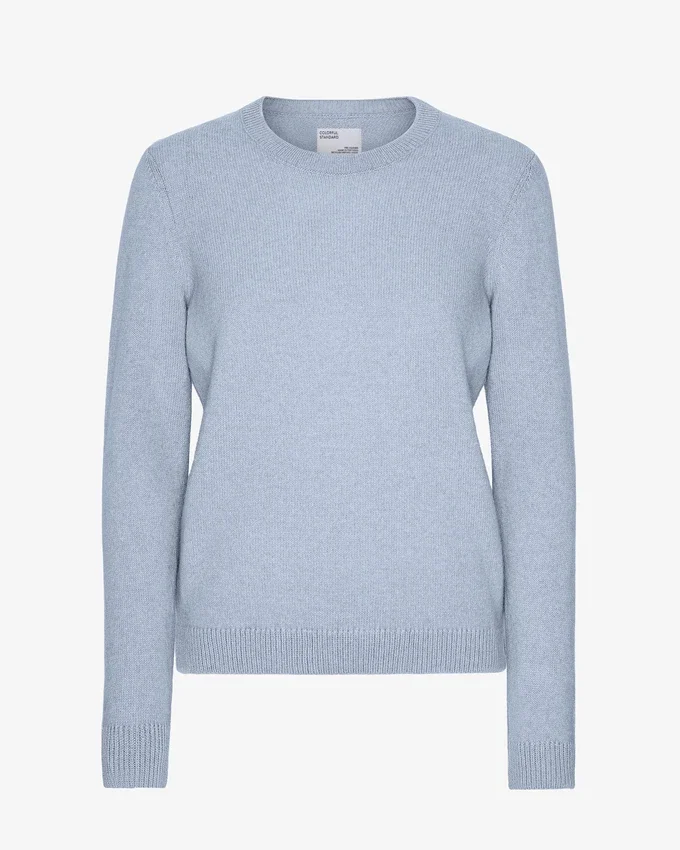 Calcetines clásicos de lana merino para mujer - Azul polar