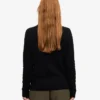 Calcetines clásicos de lana merino para mujer - Negro intenso