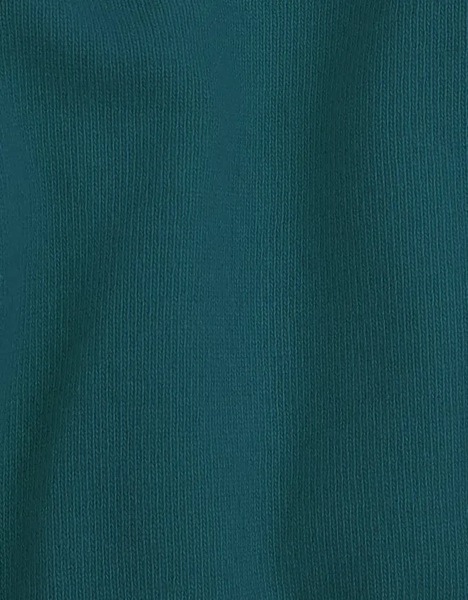 Calcetines clásicos de lana merino para mujer - Verde océano