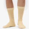 Calcetines de mezcla de lana merino - Amarillo suave