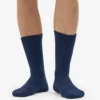 Calcetines de mezcla de lana merino - Azul marino