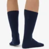 Calcetines de mezcla de lana merino - Azul marino