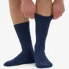 Calcetines de mezcla de lana merino - Azul marino