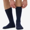 Calcetines de mezcla de lana merino - Azul marino