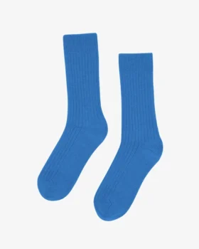 Calcetines de mezcla de lana merino - Azul Pacífico