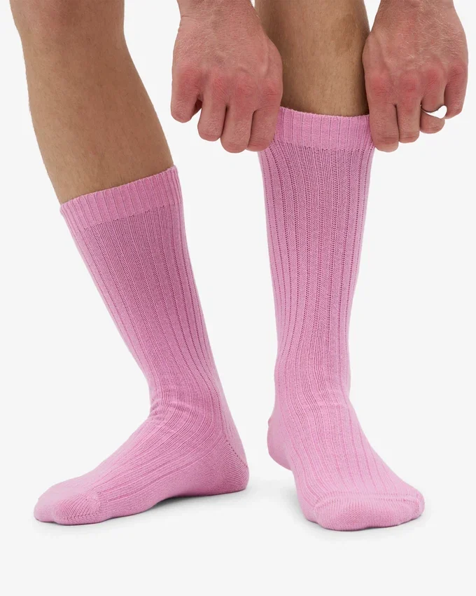 Calcetines de mezcla de lana merino - Flor de cerezo