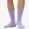 Calcetines de mezcla de lana merino - Lavanda suave