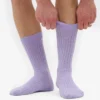 Calcetines de mezcla de lana merino - Lavanda suave