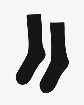 Calcetines de mezcla de lana merino - Negro intenso