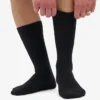 Calcetines de mezcla de lana merino - Negro intenso