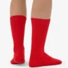 Calcetines de mezcla de lana merino - Rojo mandarina