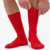 Calcetines de mezcla de lana merino - Rojo mandarina