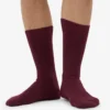 Calcetines de mezcla de lana merino - Rojo sangre