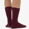 Calcetines de mezcla de lana merino - Rojo sangre