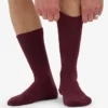 Calcetines de mezcla de lana merino - Rojo sangre