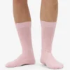 Calcetines de mezcla de lana merino - Rosa desvaído