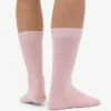 Calcetines de mezcla de lana merino - Rosa desvaído
