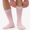 Calcetines de mezcla de lana merino - Rosa desvaído