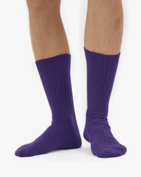Calcetines de mezcla de lana merino – Ultravioleta