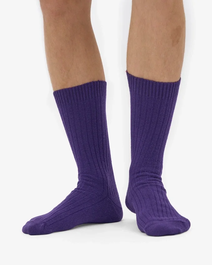 Calcetines de mezcla de lana merino - Ultravioleta