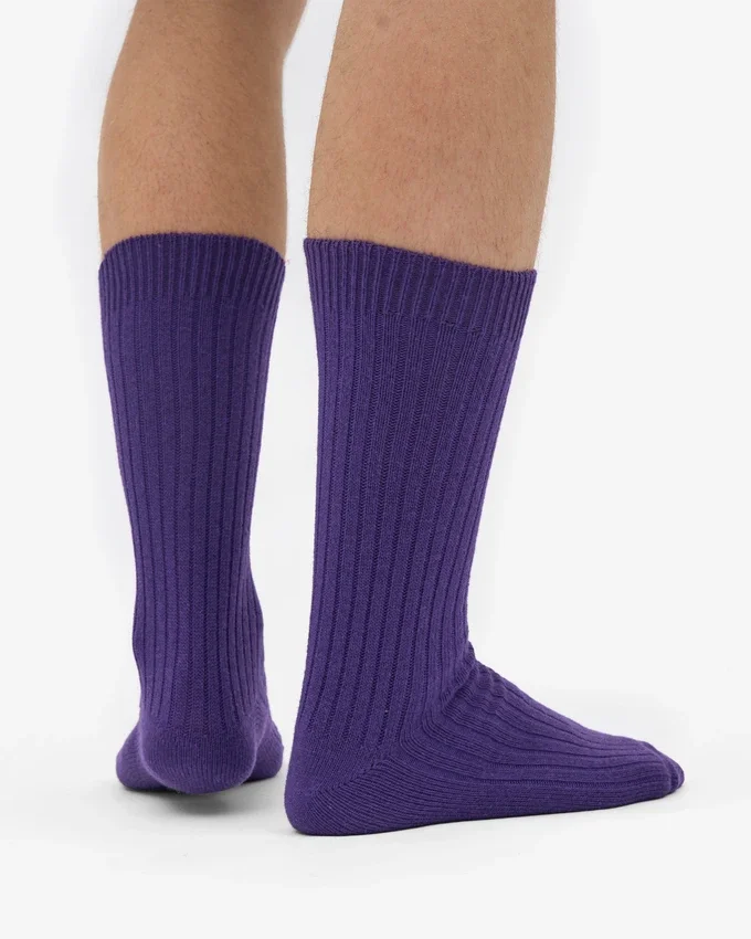 Calcetines de mezcla de lana merino - Ultravioleta