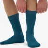 Calcetines de mezcla de lana merino - Verde océano