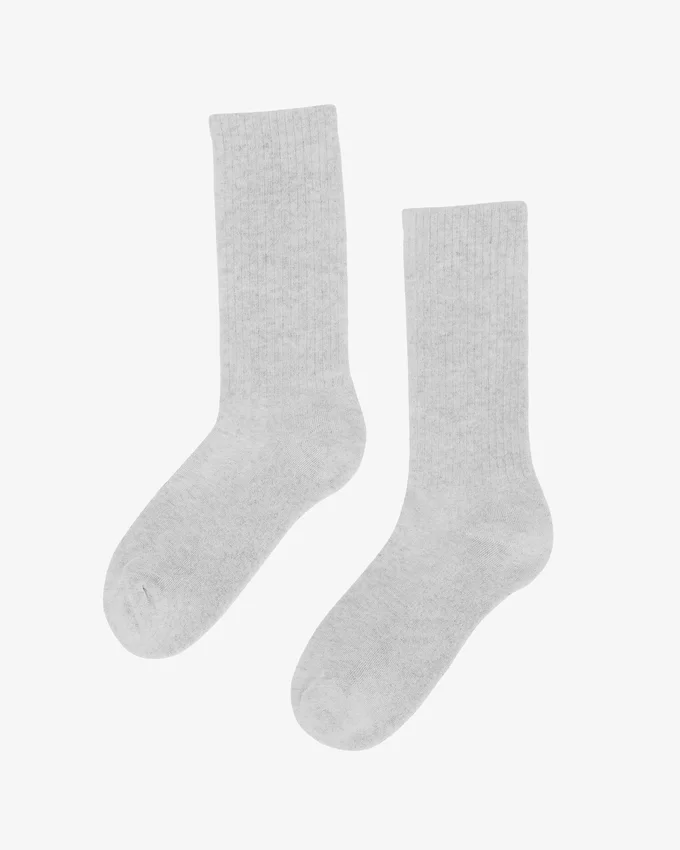 Calcetines deportivos de algodón orgánico - Mezcla de colores nieve