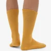 Calcetines deportivos orgánicos - Amarillo quemado
