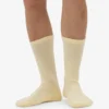 Calcetines deportivos orgánicos - Amarillo suave