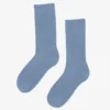 Calcetines deportivos orgánicos - Azul acero
