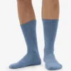 Calcetines deportivos orgánicos - Azul acero