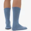Calcetines deportivos orgánicos - Azul acero
