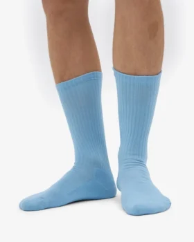 Calcetines deportivos orgánicos – Azul mar