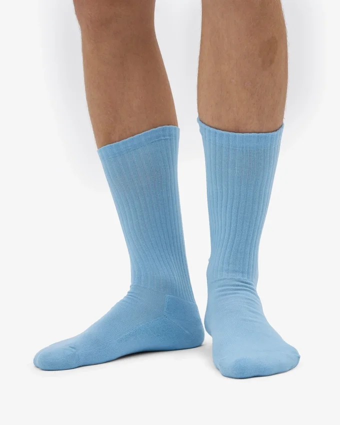 Calcetines deportivos orgánicos - Azul mar