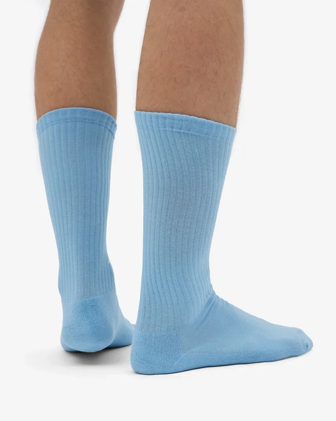 Calcetines deportivos orgánicos - Azul mar