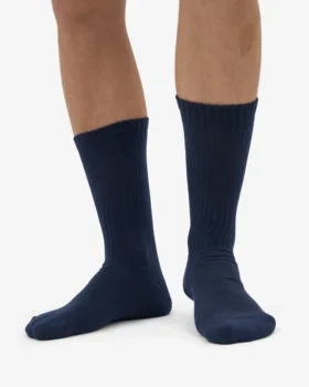 Calcetines deportivos orgánicos – Azul marino
