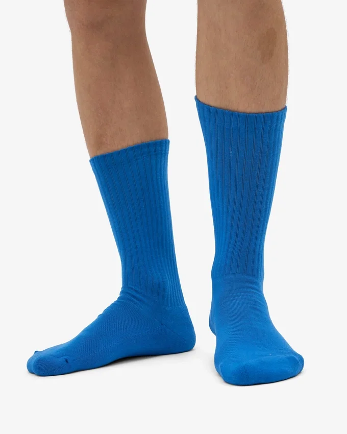 Calcetines deportivos orgánicos - Azul Pacífico