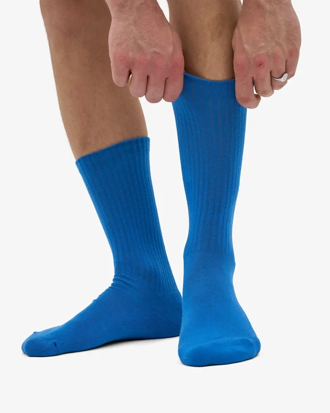 Calcetines deportivos orgánicos - Azul Pacífico