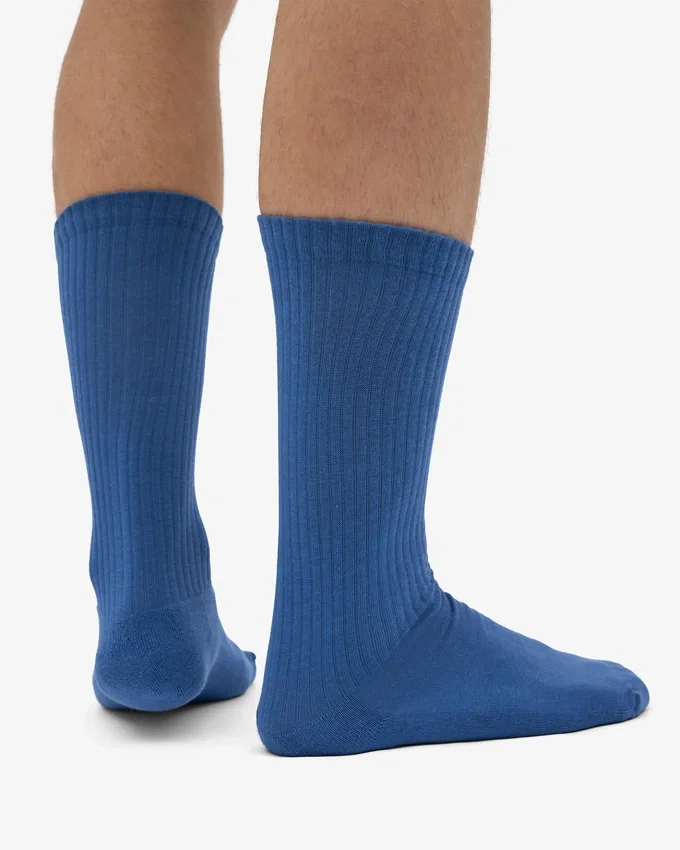Calcetines deportivos orgánicos - Azul petróleo