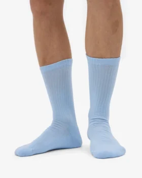 Calcetines deportivos orgánicos – Azul polar