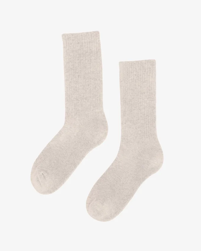 Calcetines deportivos orgánicos - Blanco marfil