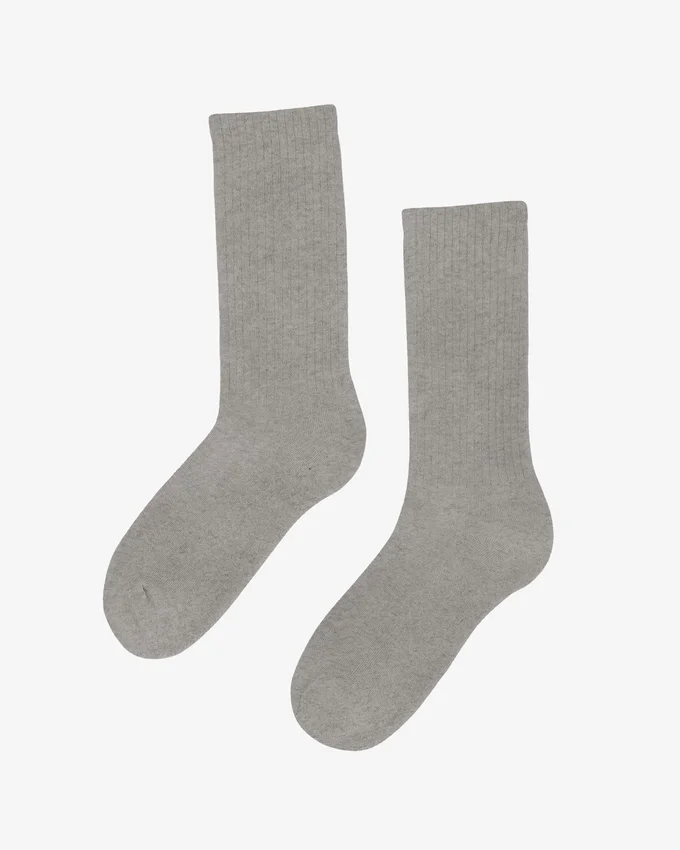 Calcetines deportivos orgánicos - Gris jaspeado