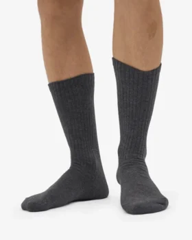 Calcetines deportivos orgánicos – Gris lava