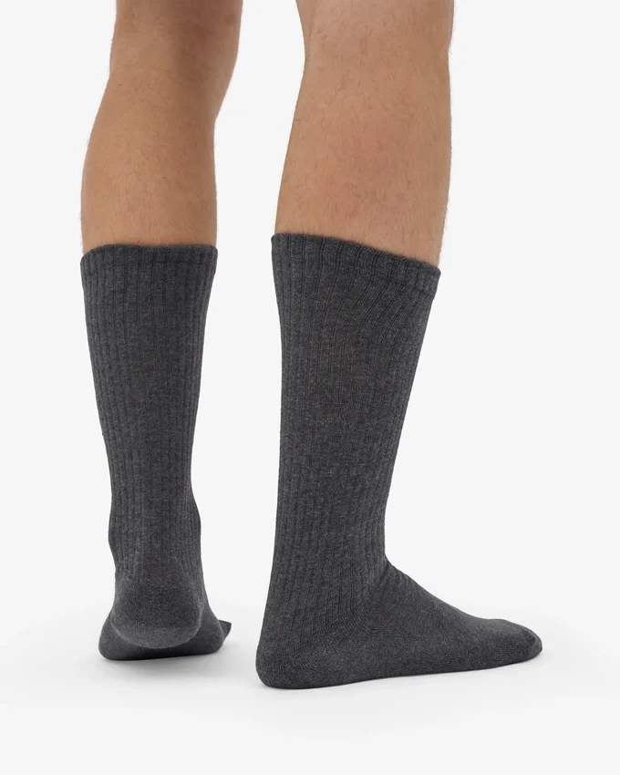 Calcetines deportivos orgánicos - Gris lava